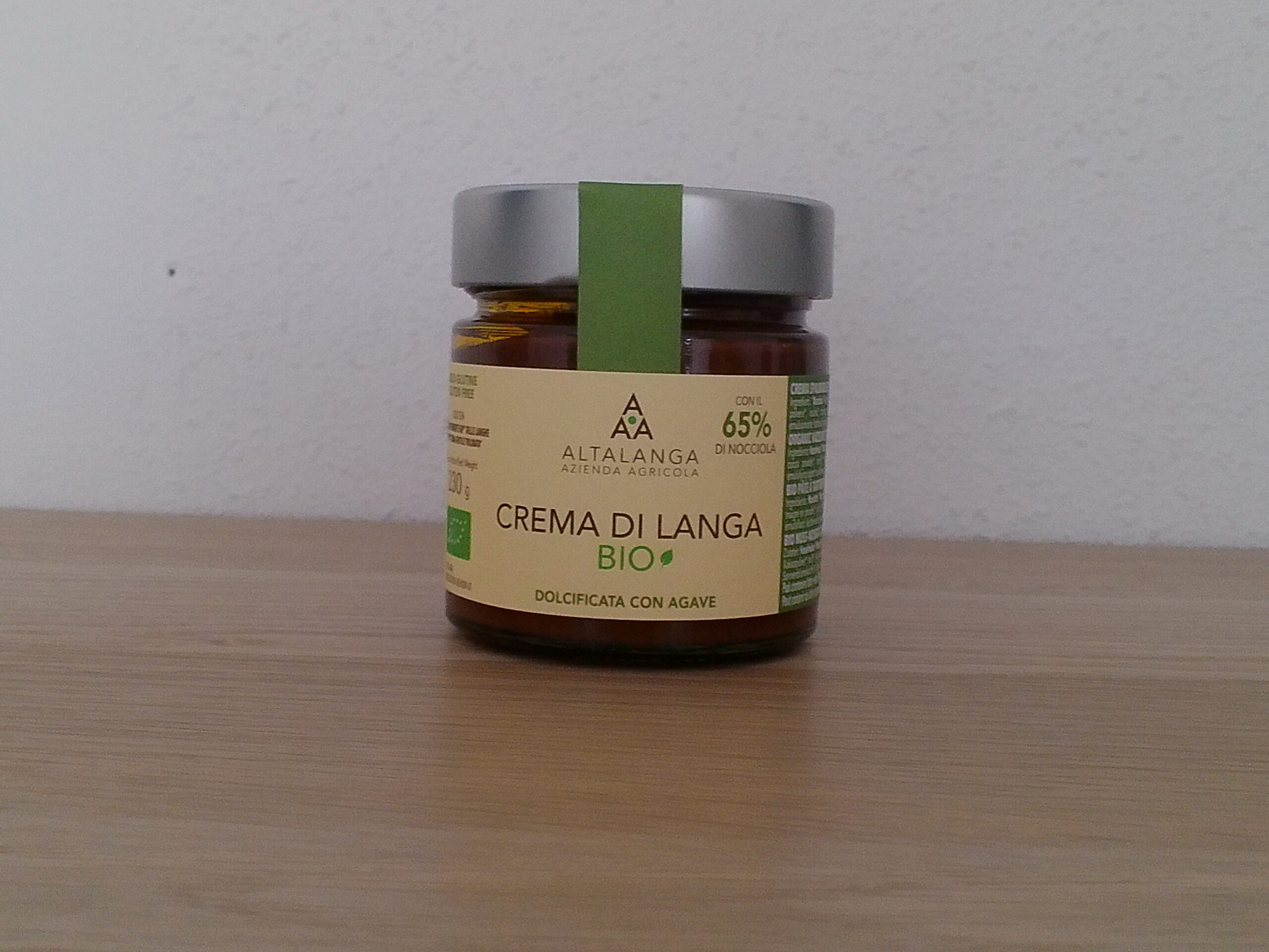 ALTALANGA Crème de noisette DI LANGA 65_ Crème de noisette Altalanga BIO 65 % – Image 1