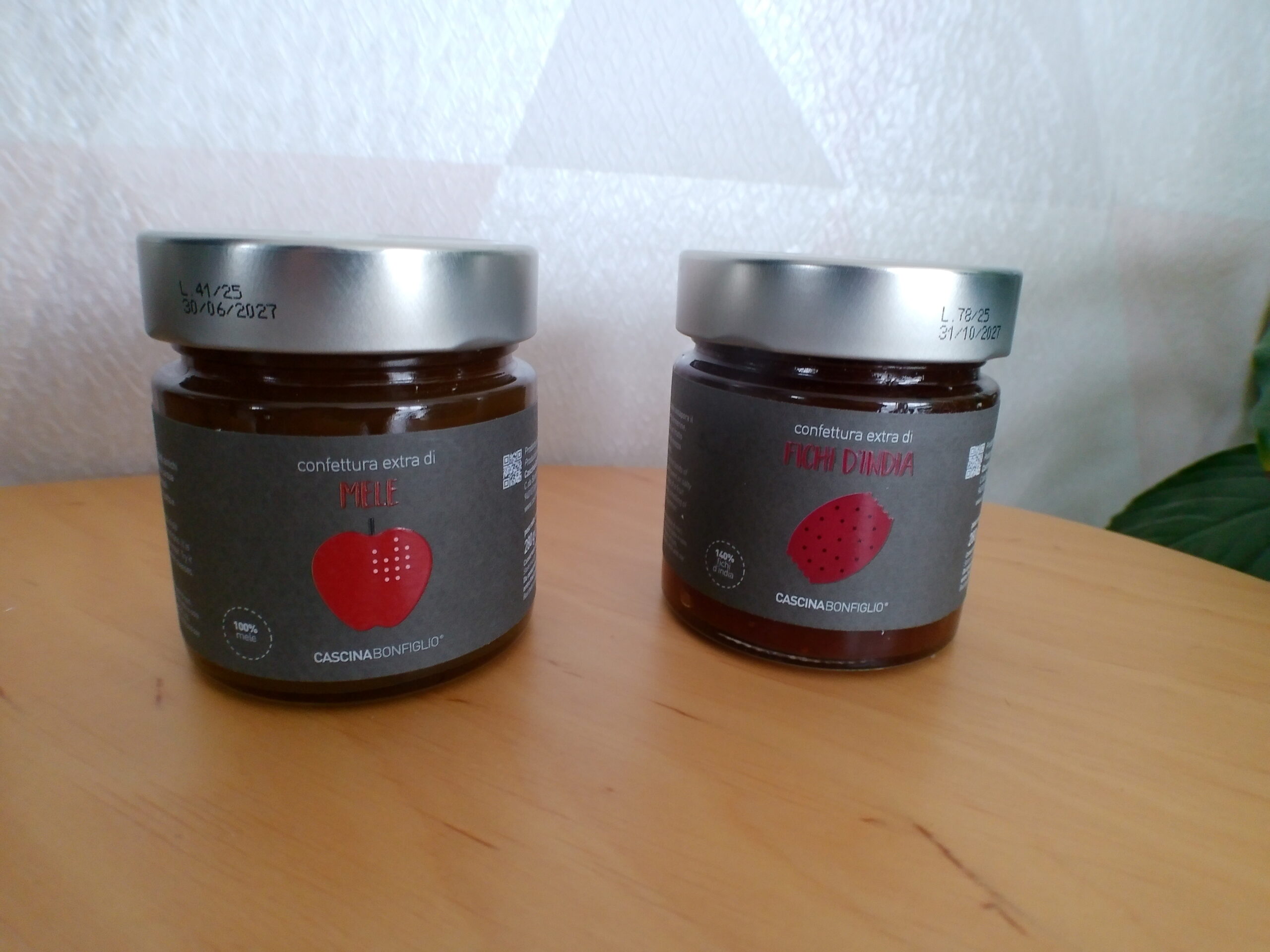 CASCINA BONFIGLIO Marmelade pomme et figue de barbarie CASCINA BONFIGLIO Offre 2 marmelades pomme et figue de barbarie – Image 1