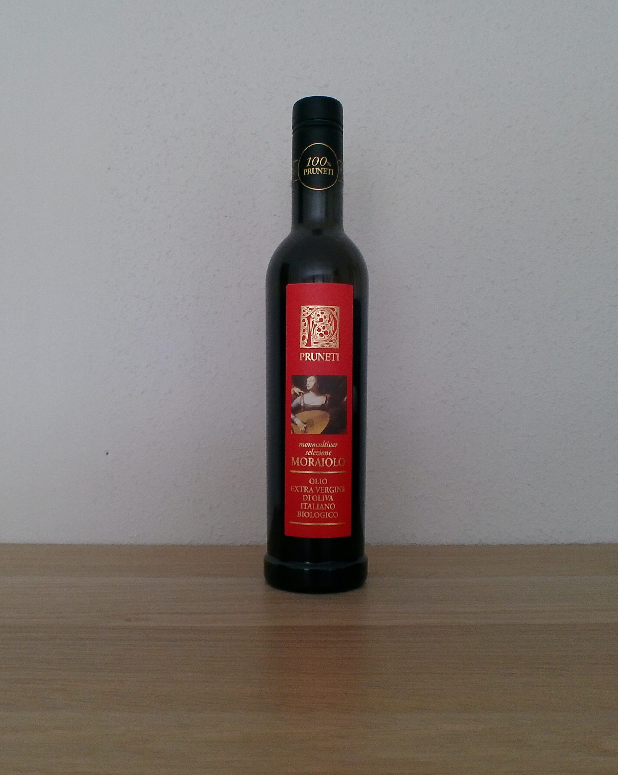 PRUNETI Huile olive extra vierge Moraiolo Huile d’Olive Extra Vierge Monovariétale Moraiolo 500 ml – Huile extra vierge Moraiolo de la maison Pruneti – Image 1
